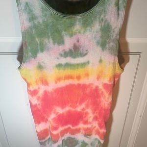 Tie-Dye Tank Top Woman's Size Large